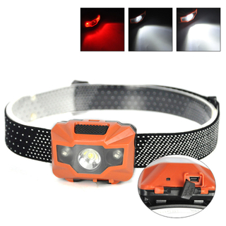 USB Rechargeable LED Strobe hunting , camping Light Headlamp